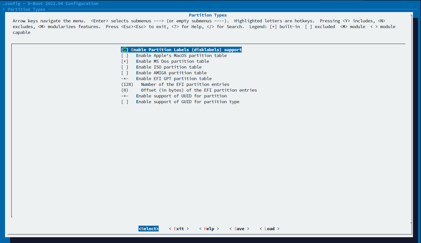 Partition Types  分区类型